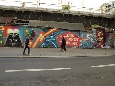 photo graffiti Paris 19eme arrondissement